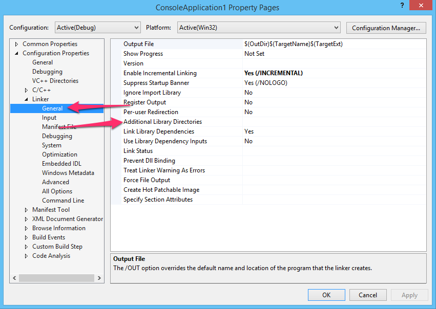 Yet another config lib 1.20. Output Path Visual Studio. Configuration properties -> Advanced-> Advanced properties -> character Set Visual Studio. Create Studio debug Library ошибка после установки с диска.